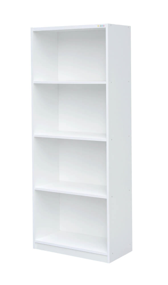 ชั้นวางของทึบ 4 ชั้น PROSPACE FURNITURE KEEPER สีขาว_7